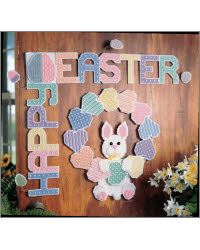 Easter Home Decorations on Everything Plastic Canvas   Happy Easter Wall Decor