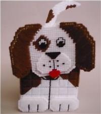 Everything Plastic Canvas - Puppy Dog Tissue Topper