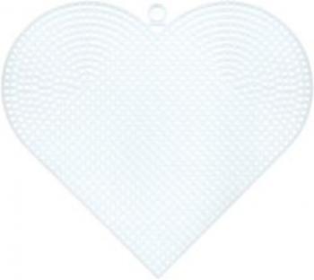 Heart Shaped - Plastic Canvas Shape 7 Count 3 10/Pkg