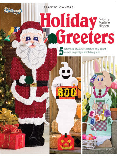 Holiday Greeters | Plastic Canvas Book