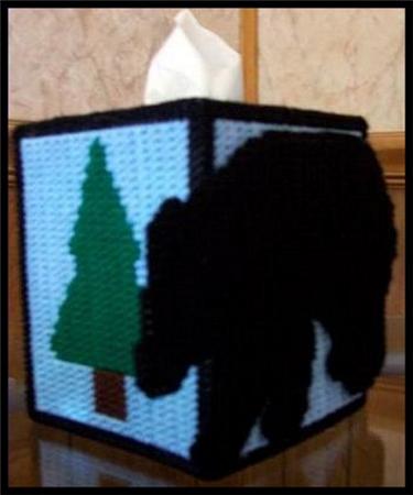 Chicago Bears Tissue Box Cover on CraftIsArt