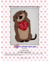 valentine's day stuffed otter