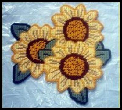 Vintage Plastic Canvas Pattern Book PDF Sunflower Plastic Canvas