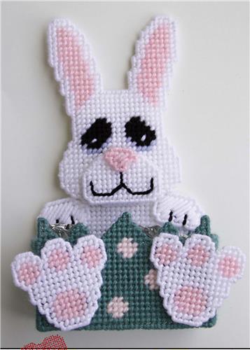 Everything Plastic Canvas - Easter Bunny Treat Holder